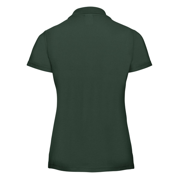 Zielona koszulka damska Polycotton Polo Russell