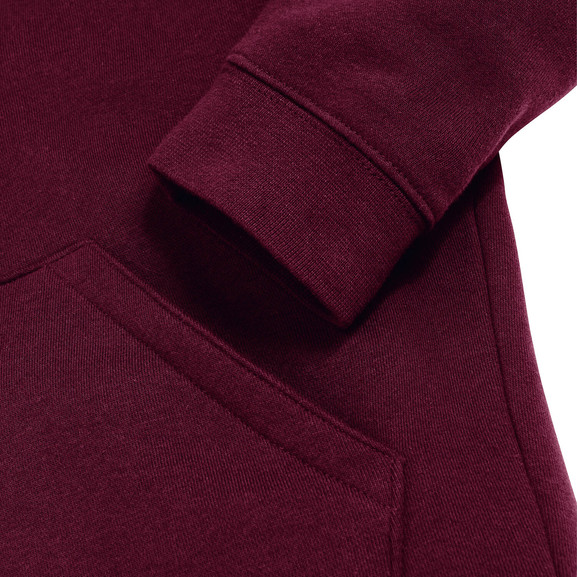 Burgundowa bluza dziecięca z kapturem Authentic Russell