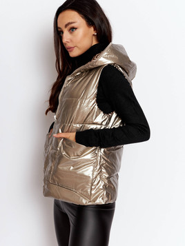 Kamizelka beżowa Yups cx4291.R12