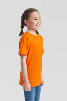 Pomarańczowa  koszulka dziecięca Oryginal Fruit of the Loom 