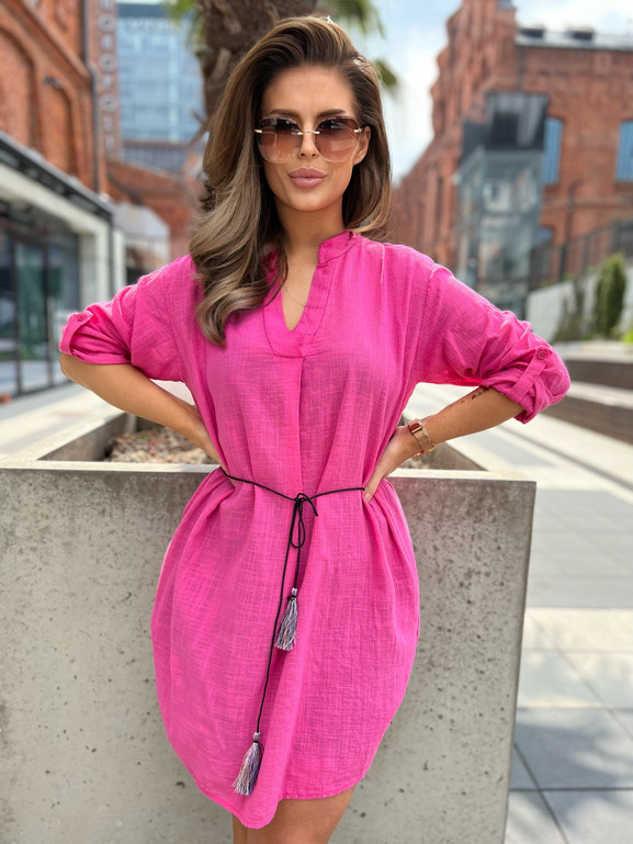 Sukienka różowa Och Bella BI-2021977.hotpink