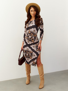 Sukienka czarna By o la la cxp1180.black