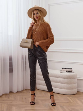 Sweter brązowy Cocomore cmgB085.R41 