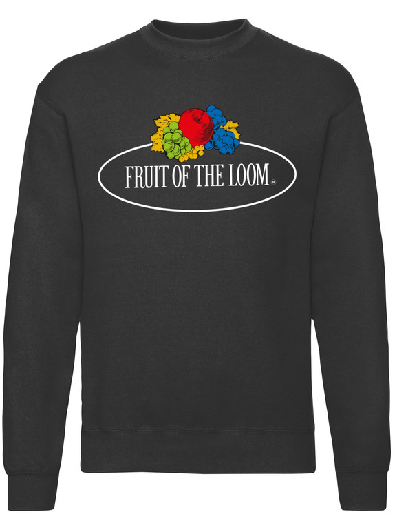 Bluza Męska Vintage Set in Sweat z dużym logiem Fruit of the Loom