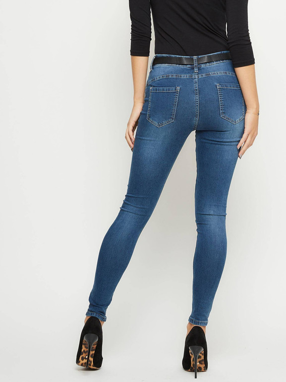 Jegginsy niebieskie DENIM cxj8828.R14