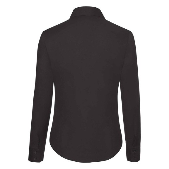Czarna koszula klasyczna lady-fit Oxford Fruit Of The Loom