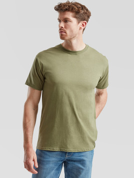 Oliwkowa koszulka męska Valueweight Fruit of the Loom