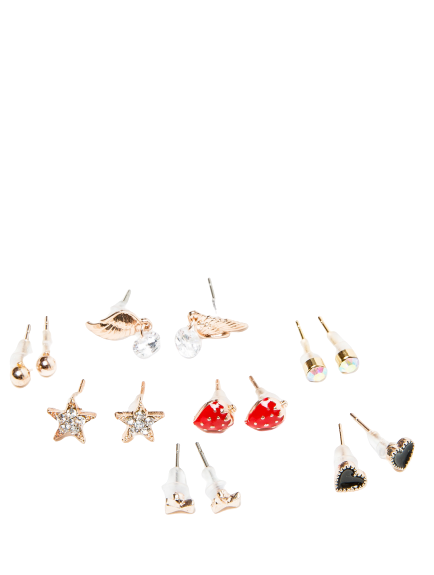 Kolczyki w kolorze złota Yups dbi0447.R00