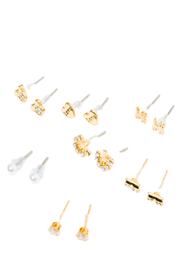 Kolczyki w kolorze złota Yups dbi0440.R06