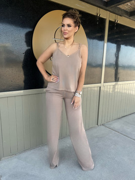 Spodnie brązowe Och Bella BE-AZ100.brown