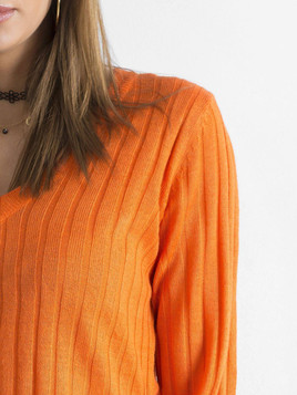 Sweter pomarańczowy Yups cmu0512.R31