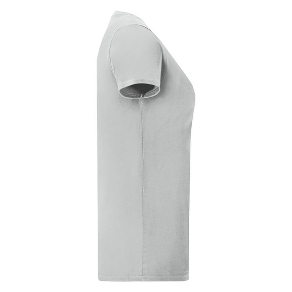 Szara koszulka damska Iconic z czesanej bawełny Fruit of the Loom