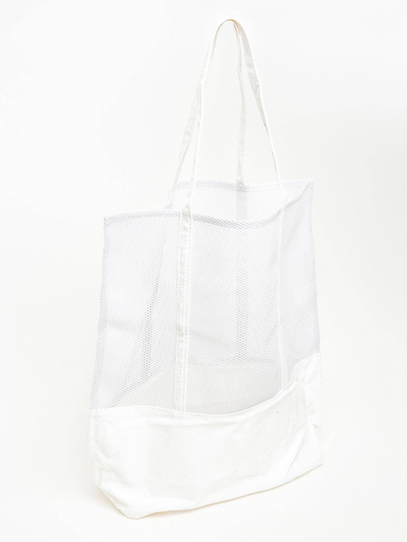 Torba ażurowa biała