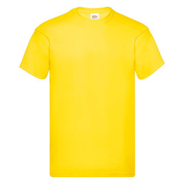 Żółta koszulka męska Original Fruit of the Loom