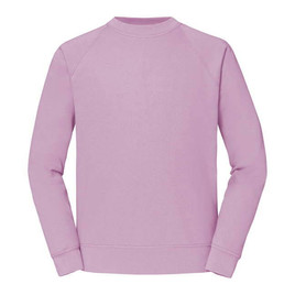 Różowa bluza męska Raglan Sweat Fruit of the Loom 