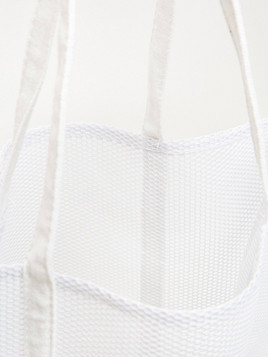 Torba ażurowa biała