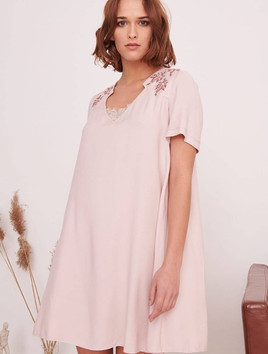 Sukienka różowa Blue Shadow axp0828.S14