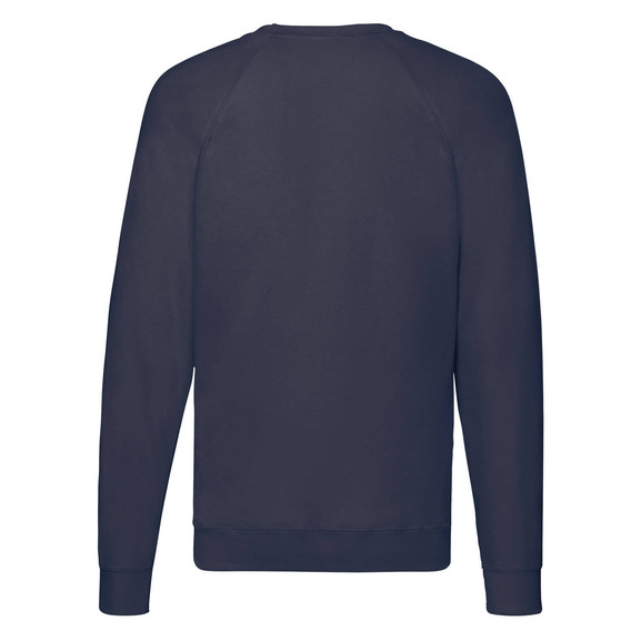 Granatowa bluza męska Lightweight Raglan Sweat Fruit of the Loom
