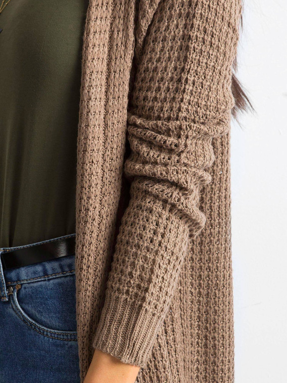 Kardigan brązowy Yups cmu0521.R41