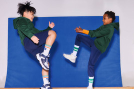 Zielona bluza dziecięca z kapturem Authentic Russell 