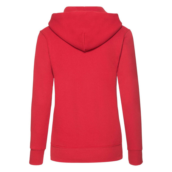 Czerwona bluza z kapturem Hooded Sweat Fruit of the Loom
