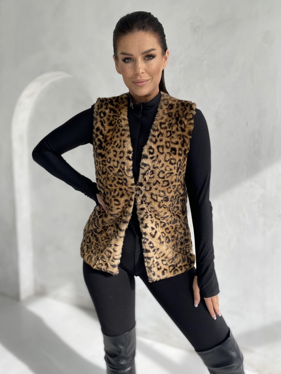 Kamizelka brązowa Yups DT-031.R59