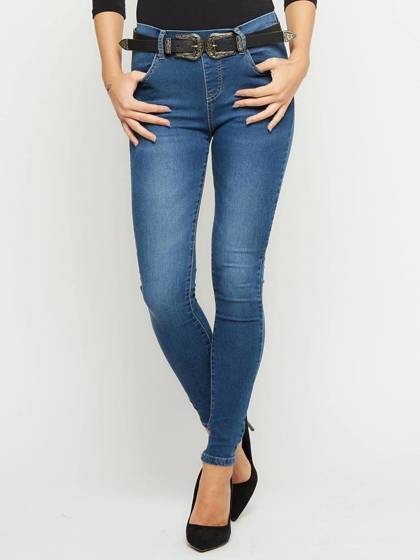 Jegginsy niebieskie DENIM cxj8828.R14