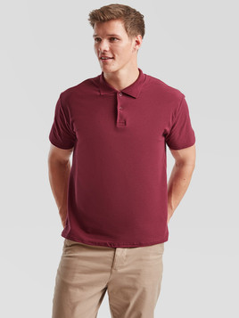 Burgundowa koszulka męska polo Original Polo Friut of the Loom