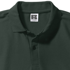 Zielona koszulka męska Polycotton Polo Russell