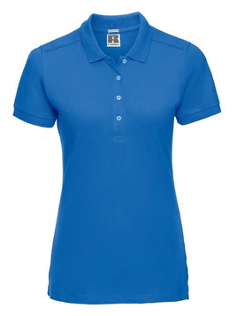 Niebieska koszuka damska polo Stretch Polo Russell