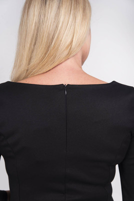 Czarna rozkloszowana sukienka mi...mi