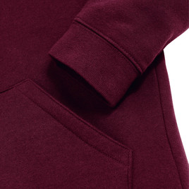 Burgundowa bluza dziecięca z kapturem Authentic Russell