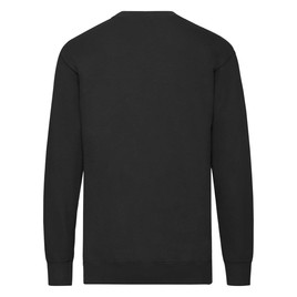 Czarna bluza męska Lightweight Set-in-Sweat Sweat Fruit of the Loom 