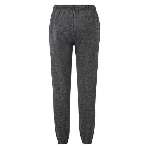 Ciemno szare spodnie dresowe męskie Elasticated Jog Pants Fruit of the Loom