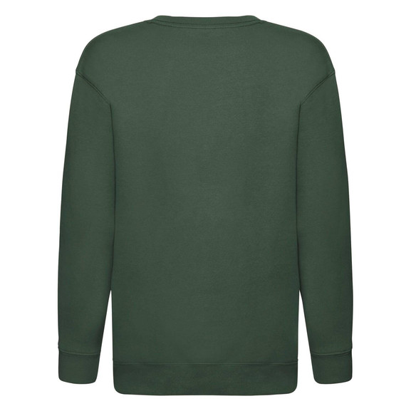 Zielona bluza dziecięca Set-In Sweat Fruit of the Loom