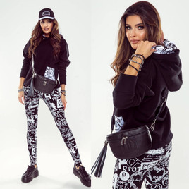 Legginsy czarne By o la la cxp1259.black