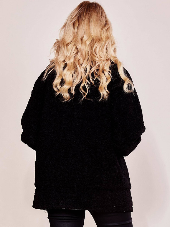 Kurtka pilotka z kożuszkiem czarna