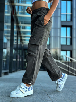 Spodnie khaki Och Bella OB-056.khaki