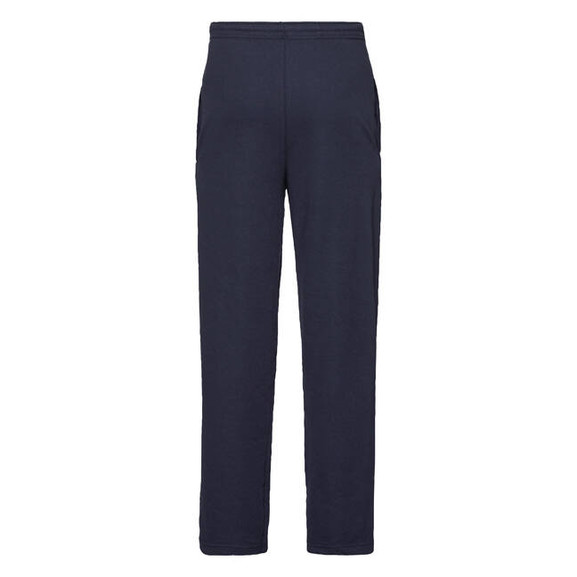 Granatowe spodnie dresowe męskie Lightweight Open Leg Jog Pants Fruit of the Loom