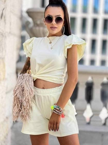 Szorty żółte Cocomore amgSDI1435.S54