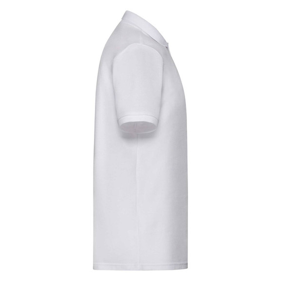 Biała koszulka męska Polo Friut of the Loom