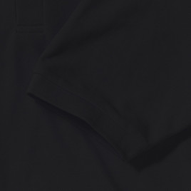 Czarna koszulka męska Polycotton Polo Russell
