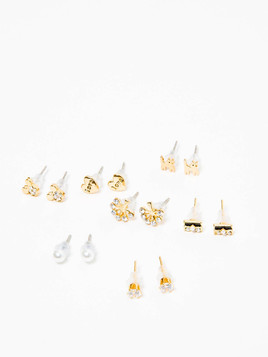 Kolczyki w kolorze złota Yups dbi0440.R06