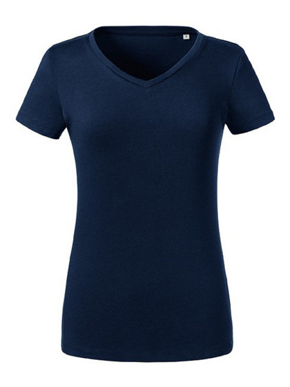 Koszulka damska Pure Organic V-Neck Russell