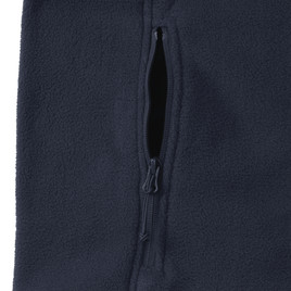 Granatowa kamizelka polarowa męska niemechacący polar Russell