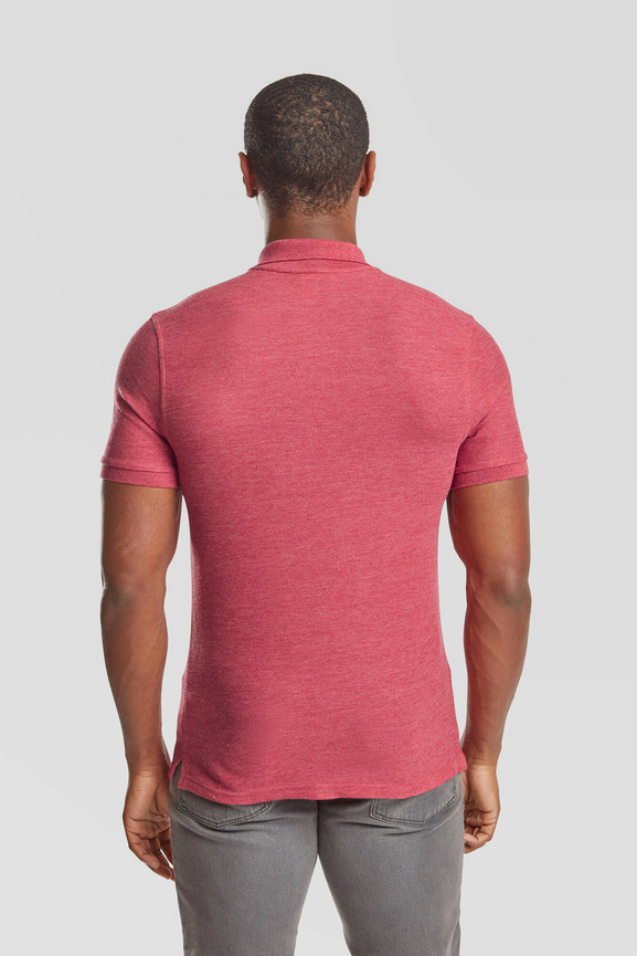 Czerwona koszulka męska Iconic Polo Friut of the Loom