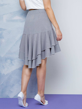 Spódnica Lemonada z podwójną falbaną czarna