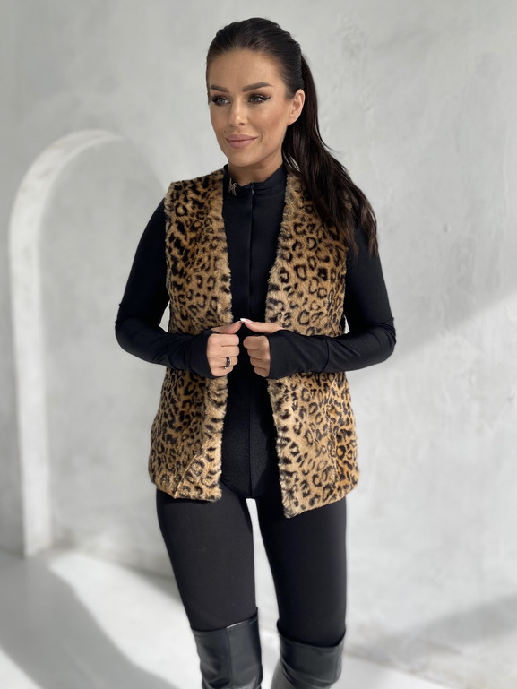 Kamizelka brązowa Yups DT-031.R59