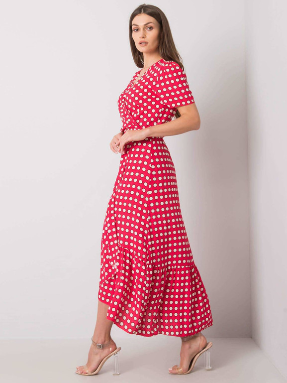 Sukienka czerwona Yups awd5679.S53