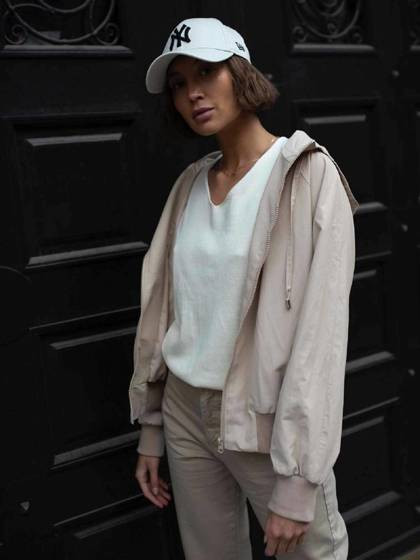 Kurtka beżowa LeMonada cxp1073.beige